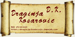 Draginja Košarović vizit kartica